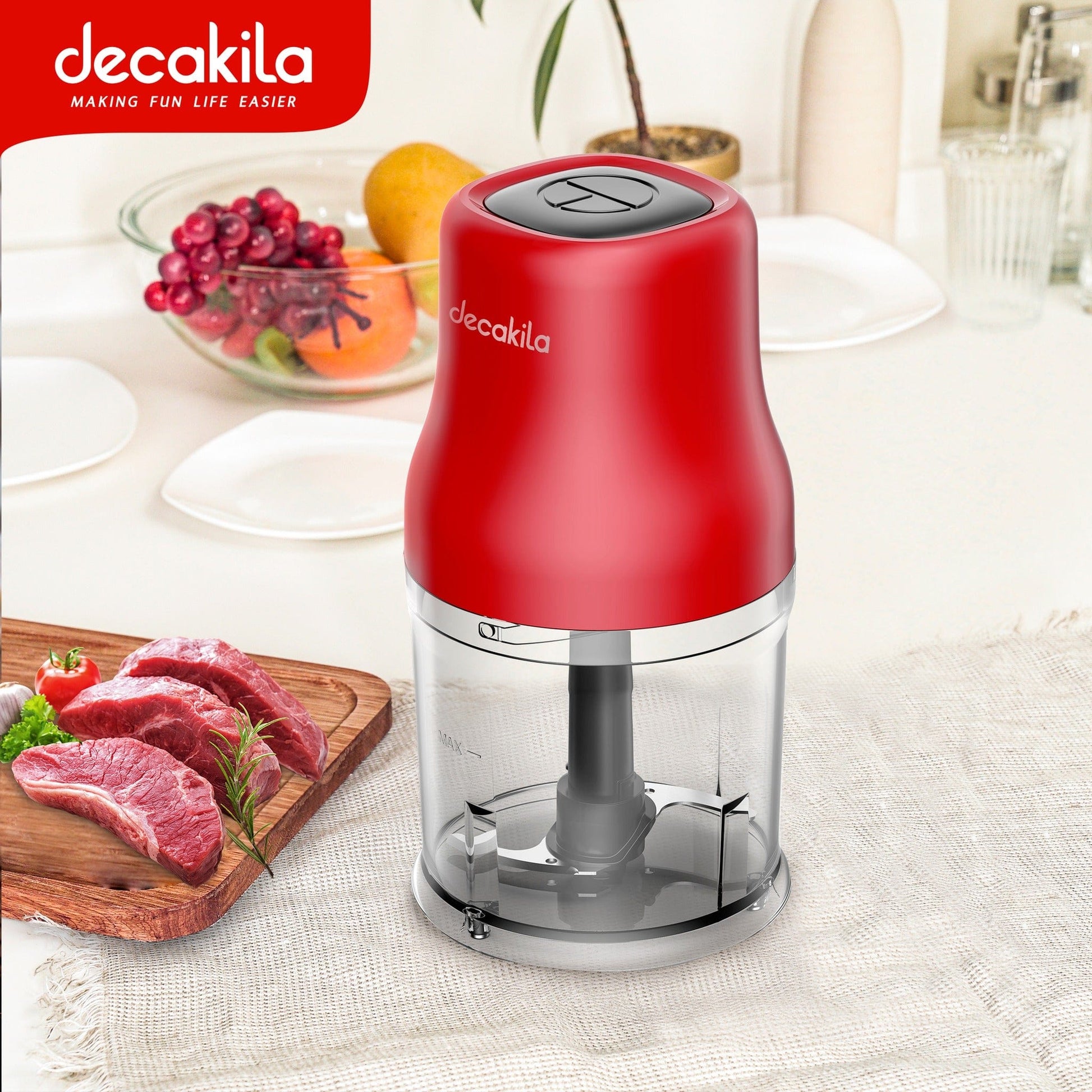 Decakila Kitchen Appliances Decakila 0.36L Mini Chopper 200W - KEMG001W