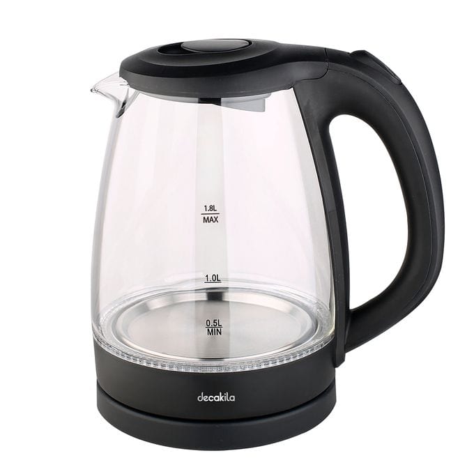 Decakila Electric Kettle Decakila 1.8L Glass Electric Kettle 2200W - KEKT018B