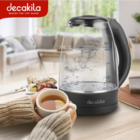 Decakila Electric Kettle Decakila 1.8L Glass Electric Kettle 2200W - KEKT018B