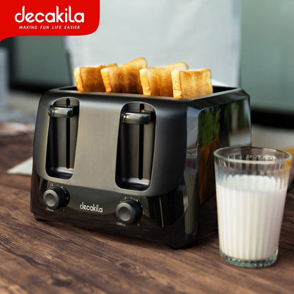 Decakila Kitchen Appliances Decakila 4 Slots Toaster 1400W - KETS003W