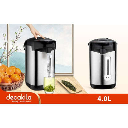 Decakila Electric Kettle Decakila 4L Electric Thermo Pot 750W - KEKT029B