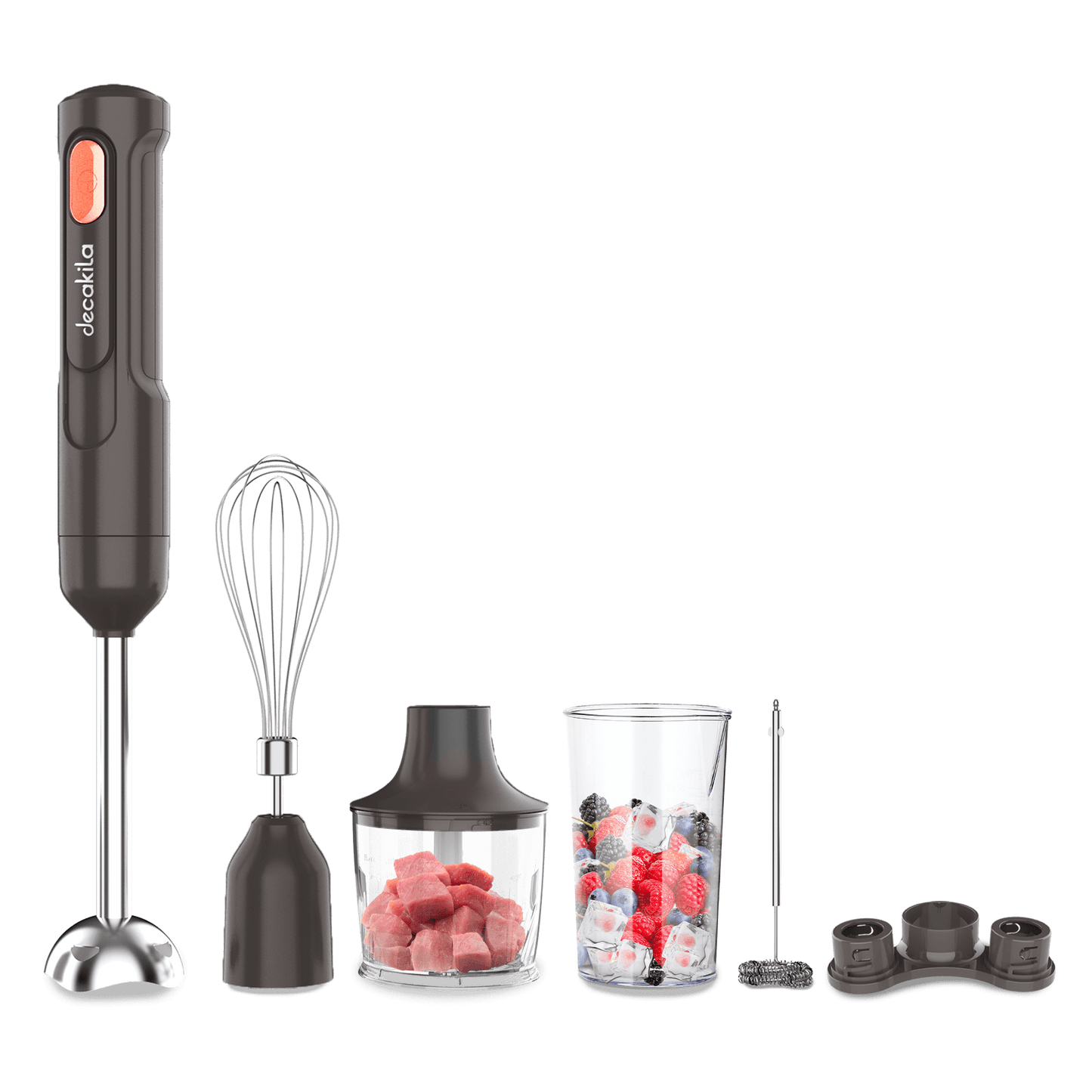 Decakila Kitchen Appliances Decakila 5 in 1 Cordless Hand Blender Set 60W - KMJB042G & KMJB042W