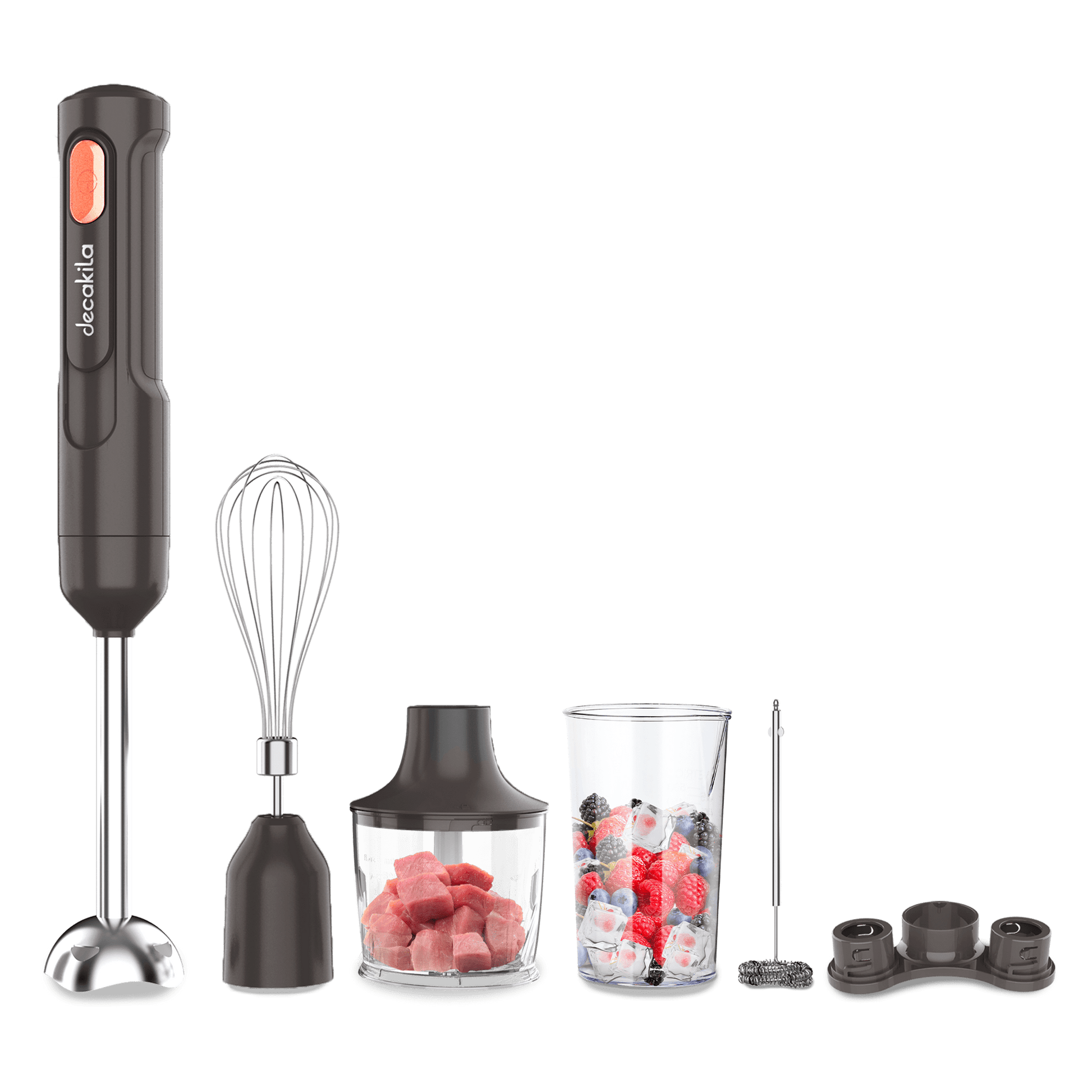 Decakila Kitchen Appliances Decakila 5 in 1 Cordless Hand Blender Set 60W - KMJB042G & KMJB042W