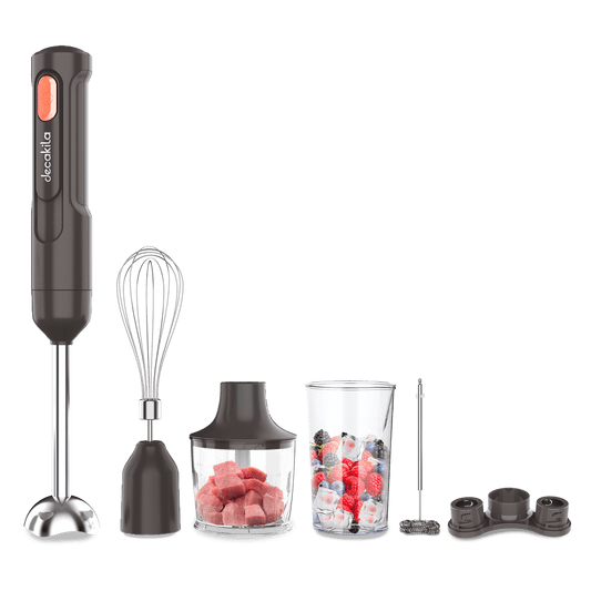 Decakila Kitchen Appliances Decakila 5 in 1 Cordless Hand Blender Set 60W - KMJB042G & KMJB042W