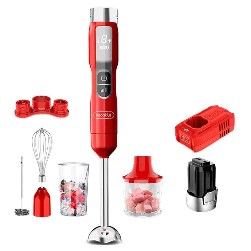 Decakila Kitchen Appliances Decakila 5-Speed 5-in-1 Cordless Rechargeable Immersion Hand Blender 100W