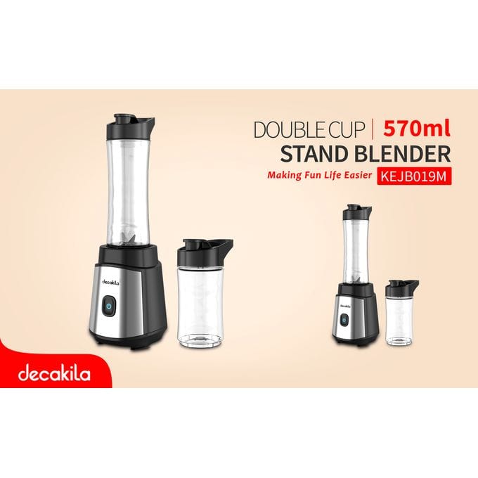 Decakila Kitchen Appliances Decakila Double Cup Stand Blender 300W - KEJB019M