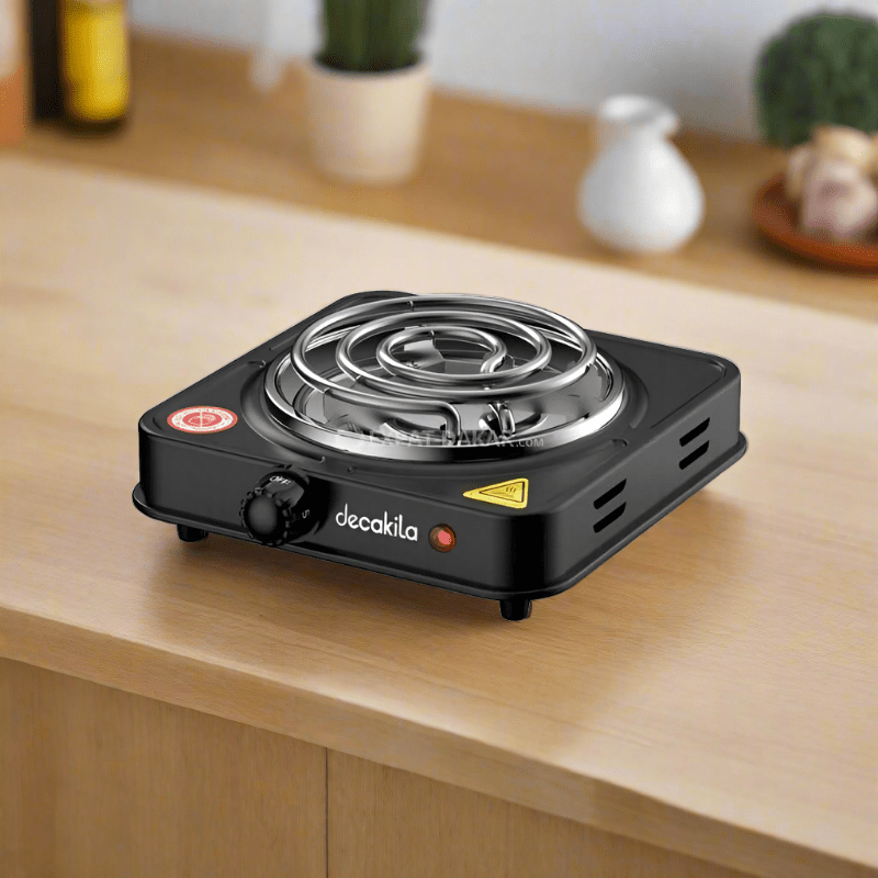 Decakila Kitchen Appliances Decakila Single Hot Plate 1000W - KECC001B