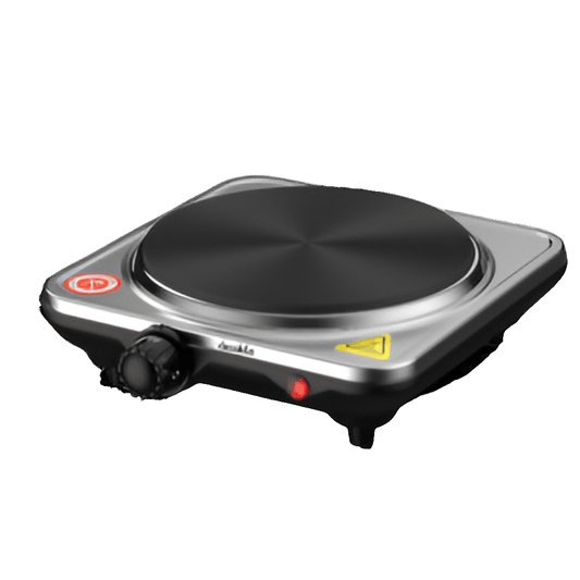 Decakila Kitchen Appliances Decakila Single Hot Plate 1500W - KECC009M