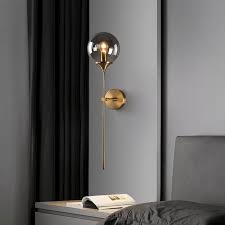 Nordic Gold Glass Wall Lamp