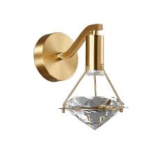 Luxury K9 Diamond Crystal Wall Lamp 5W