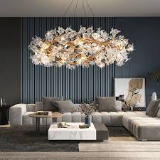 Luxury Petal GU10 Circular Chandelier