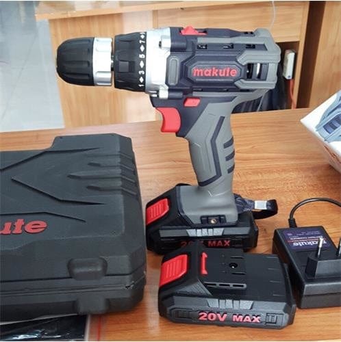 Makute Drill Makute Lithium-Ion Cordless Drill with Two 20V Batteries & Charger - CD017