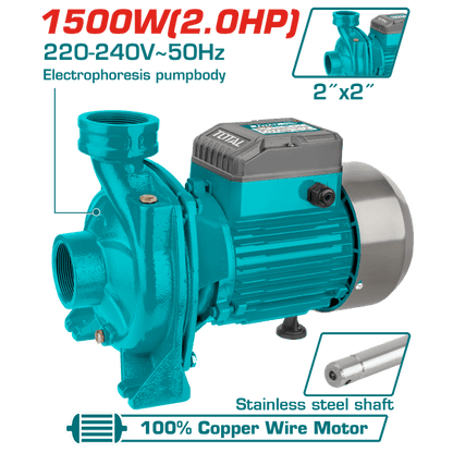 Total Centrifugal Pumps Total Centrifugal Pump 1500W 2.0HP - TWP2150026