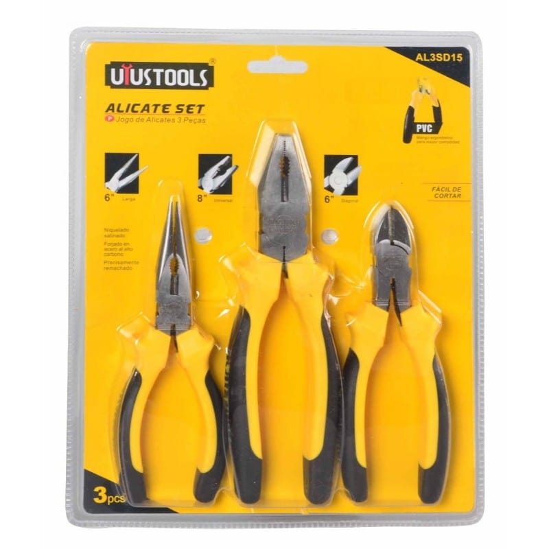 Uyustools Pliers Uyustools 3 Pieces Pliers Set - AL3SD15