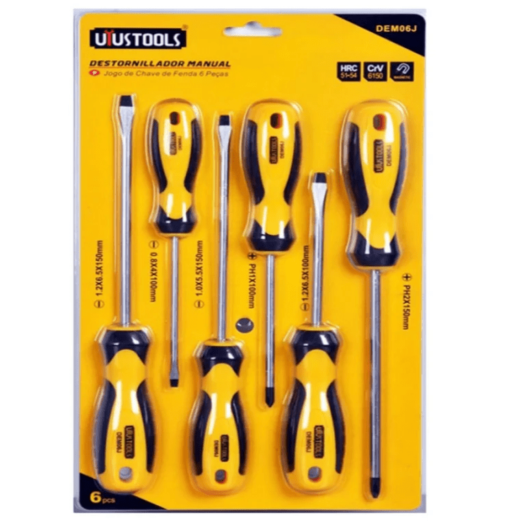 Uyustools Screwdrivers Uyustools 6 Pieces Screwdriver Set - DEM06J