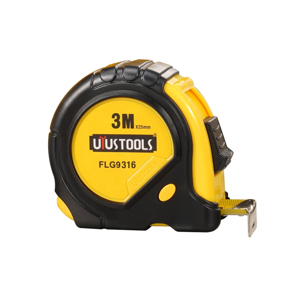 Uyustools Tape Measure Uyustools Metric & Inch Rubber Coated Tape Measure 3m x 16mm - FLG9316