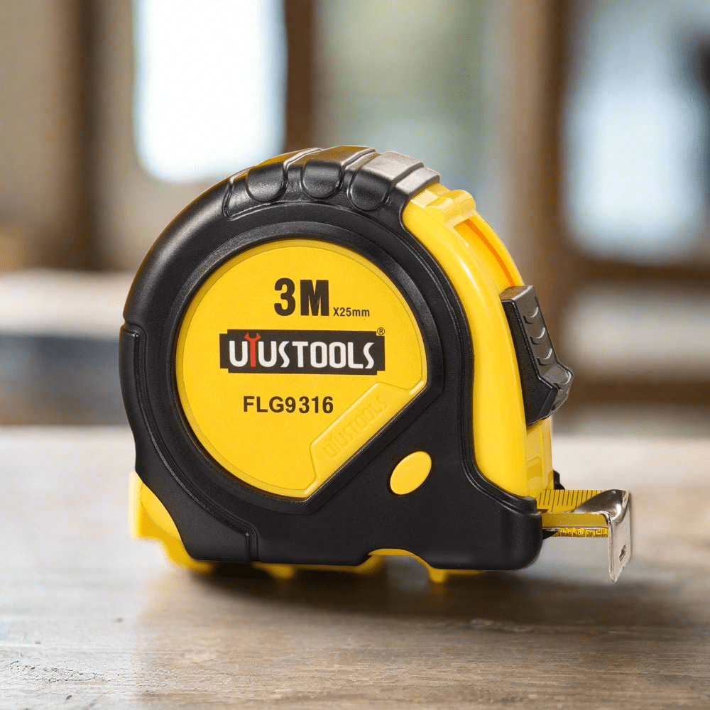 Uyustools Tape Measure Uyustools Metric & Inch Rubber Coated Tape Measure 3m x 16mm - FLG9316