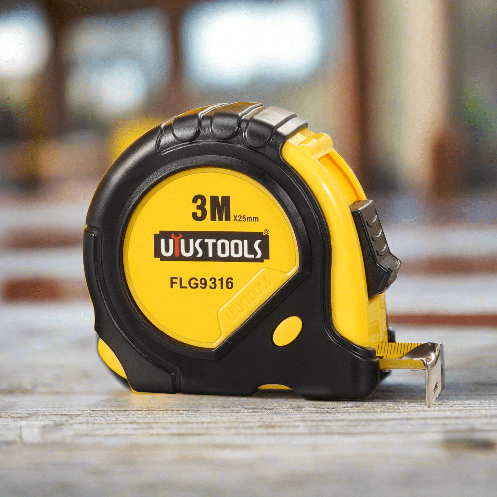 Uyustools Tape Measure Uyustools Metric & Inch Rubber Coated Tape Measure 3m x 16mm - FLG9316