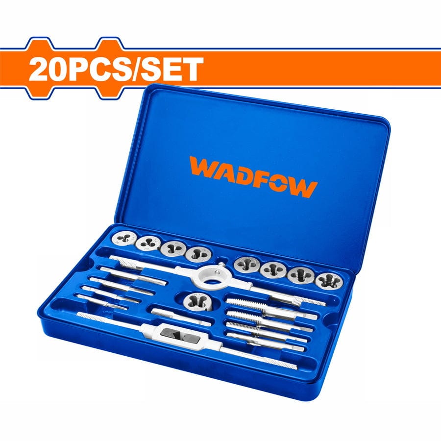 Wadfow Specialty Hand Tools Wadfow 20 Pieces Metric Tap & Die Set - WAJ1L02