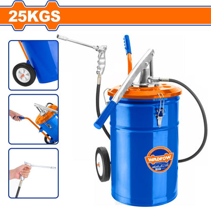 Wadfow Compressor & Air Tool Accessories Wadfow 25KG Hand-Operated Grease Lubricator - WHY2A25