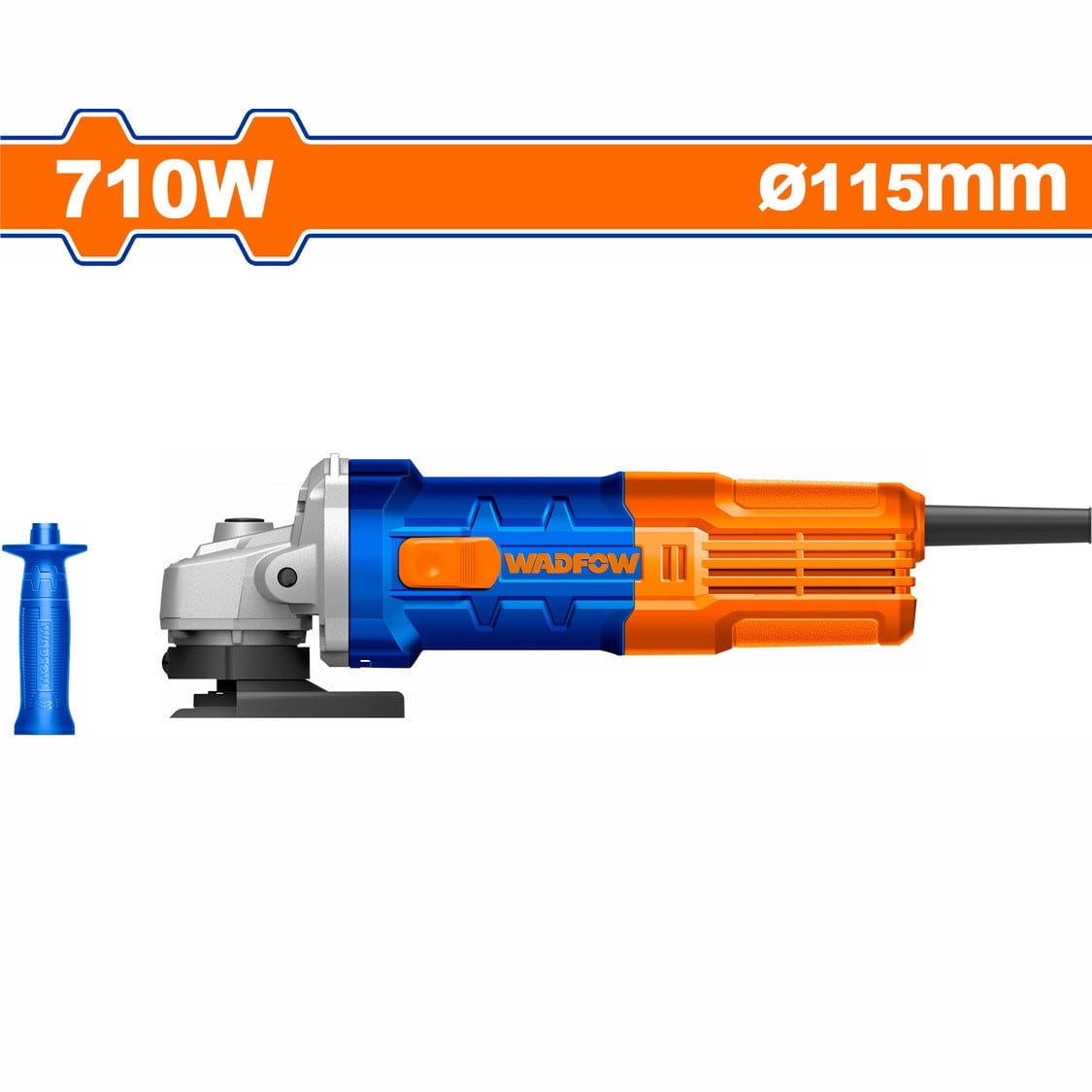 Wadfow Grinder Wadfow 5"/125mm Angle Grinder 710W - WAG15761