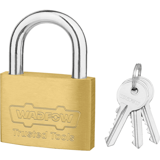 Wadfow Padlocks & Accessories Wadfow 60mm Brass Padlock - WPD1460