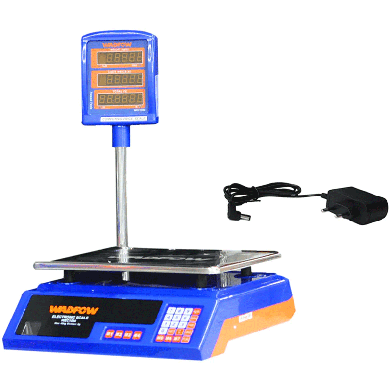 Wadfow Digital Meter Wadfow Double-Sided LED Display Electronic Scale 40KG - WEC1504