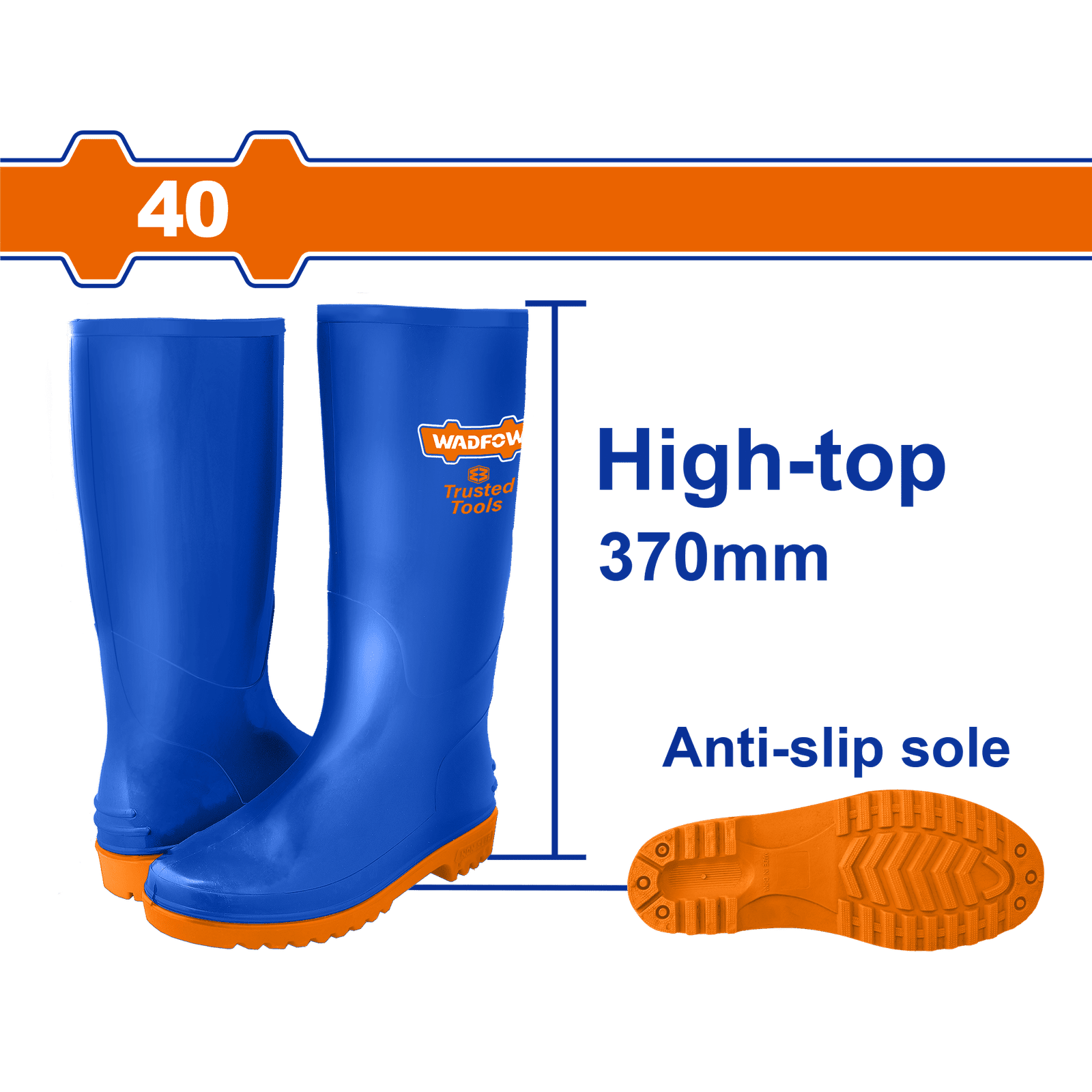 Wadfow Boots & Footwear Wadfow Rain Wellington Boots