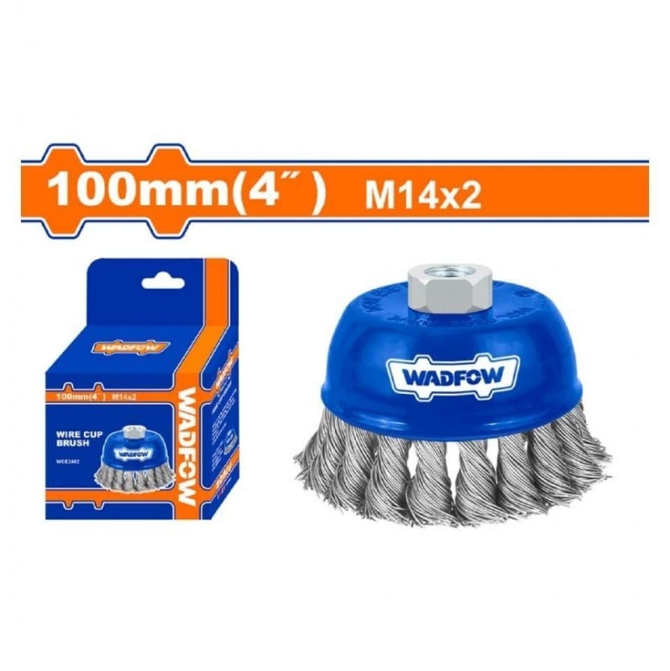 Wadfow Wire Wheels & Brushes Wadfow Wire Cup Brush 3" & 4" - WCE2401 & WCE2402